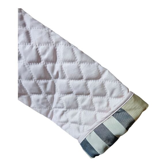 BURBERRY Light Pink Quilted Toddler Jacket - Size 12M - Picture 6 of 10